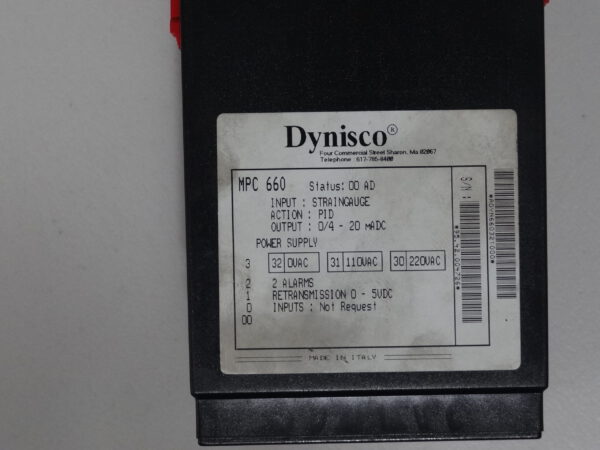 CONTROL DE PRESION DYNISCO MPC660