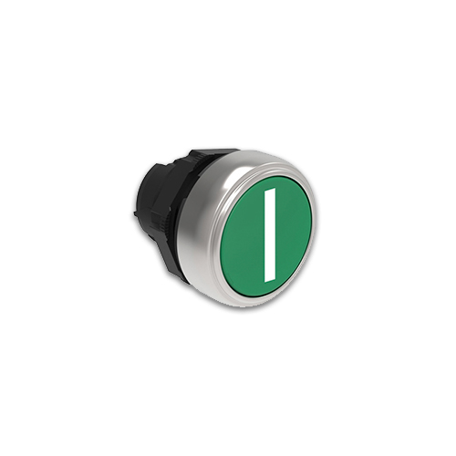 Interruptor pulsador verde rojo inicio inicio botón verde Imágenes