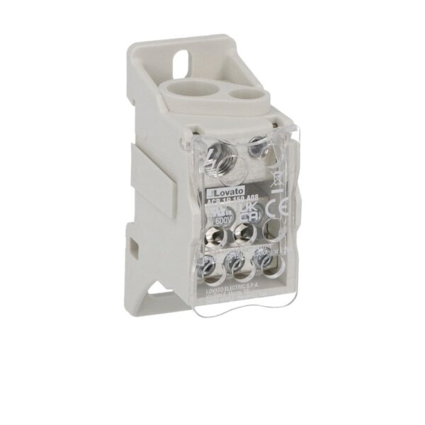 BLOCK DE DISTRIBUCION 1P 150A 8 TERM. LOVATO