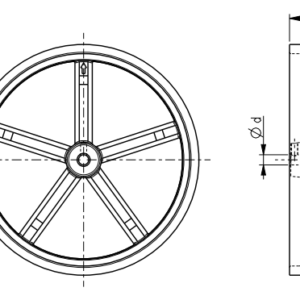 RUEDAS MÉTRICAS RM200G