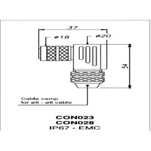 CONECTOR 6 PIN HEMBRA CON023