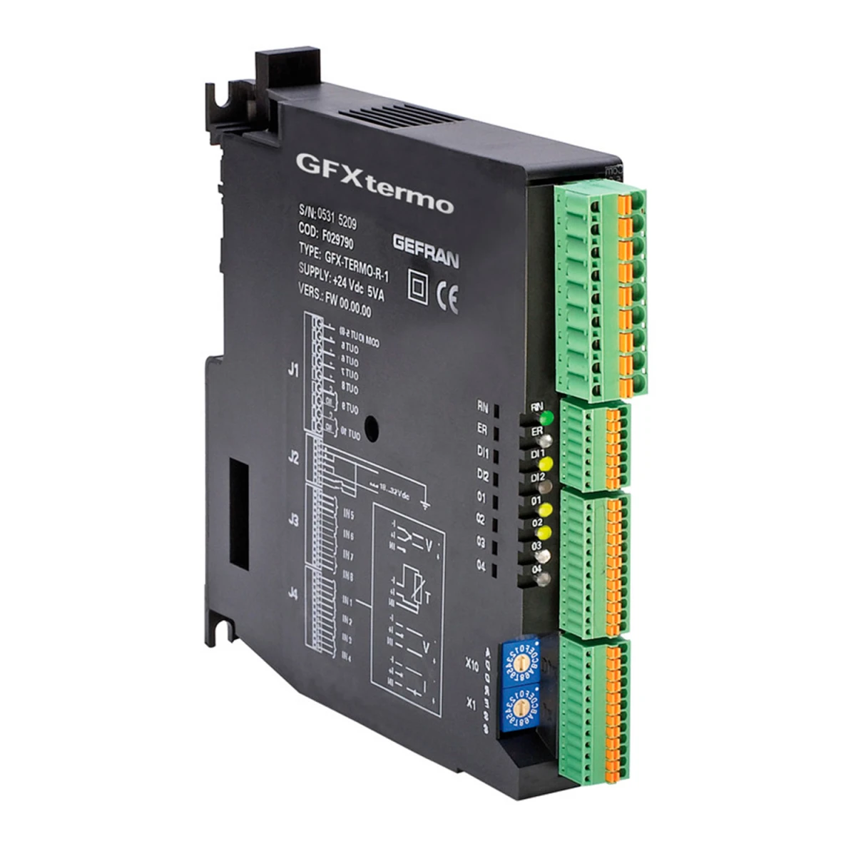 CONTROLADOR MODULAR 4 ZONAS GFXTERMO4-D-0-0