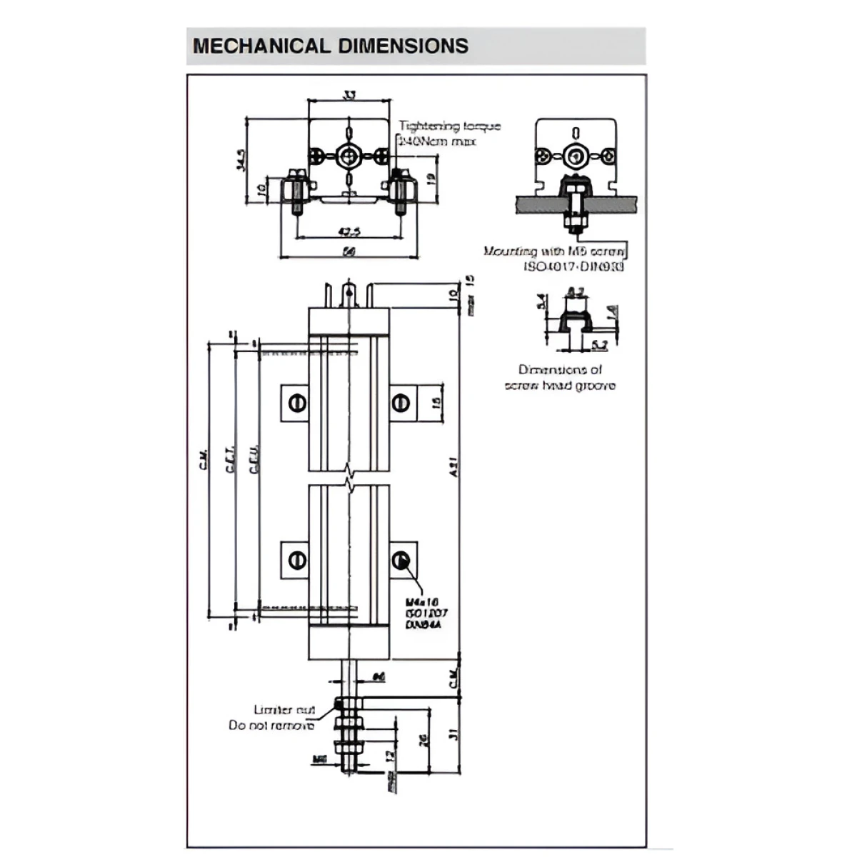 TRANSDUCTOR DE DESPLAZAMIENTO LINEAL LT-M-0550-S