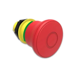 BOTON ACTUADOR ROJO CABEZA HONGO 40MM LOVATO