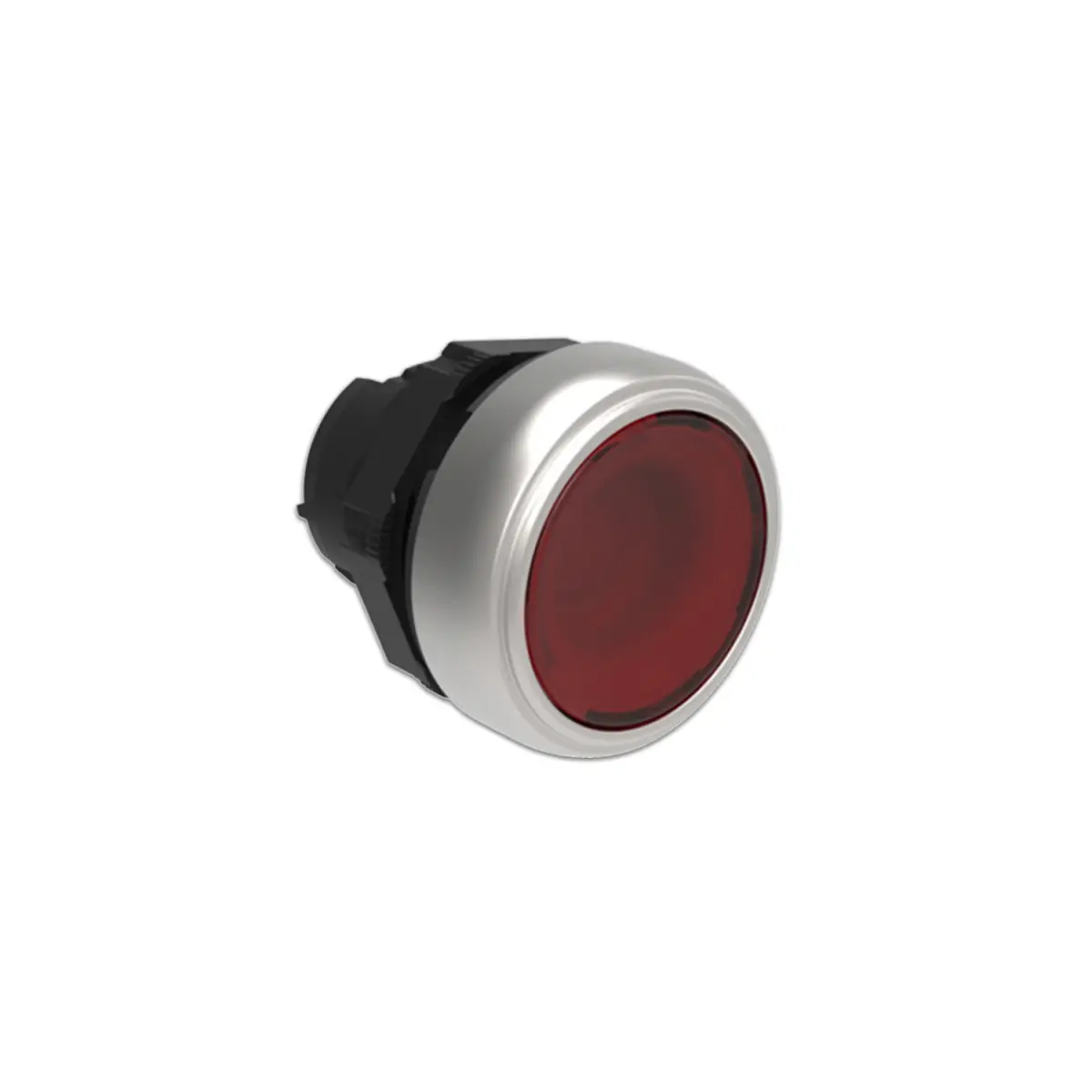 BOTON PULSADOR COLOR ROJO ILUMINADO LOVATO