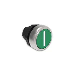 BOTON PULSADOR COLOR VERDE C/SIMBOLO LOVATO