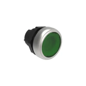 BOTON PULSADOR COLOR VERDE ILUMINADO LOVATO