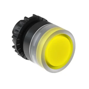 BOTON PULSADOR RASANTE AMARILLO IP66 ILUMINADO WEG