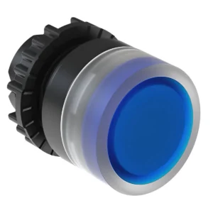 BOTON PULSADOR RASANTE AZUL IP66 ILUMINADO WEG