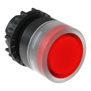 BOTON PULSADOR RASANTE ROJO IP66 ILUMINADO WEG