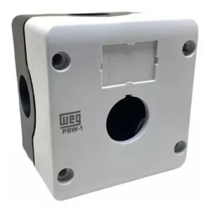 ESTACION DE MANDO TAPA GRIS 1 PERFORACION IP66 WEG