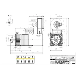 MOTOR HQL 132M 19KW 1500RPM 400V 36.1A
