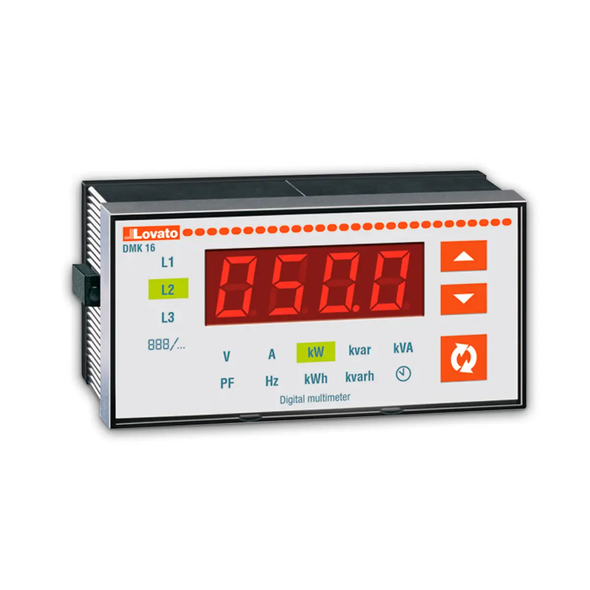 MULTIMETRO LED VOLTAJE Y AMPERAJE DMK16 LOVATO
