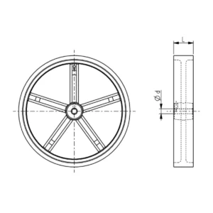 RUEDAS MÉTRICAS RM200G